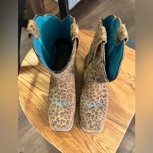 Ariat Leopard Print cowboy boots